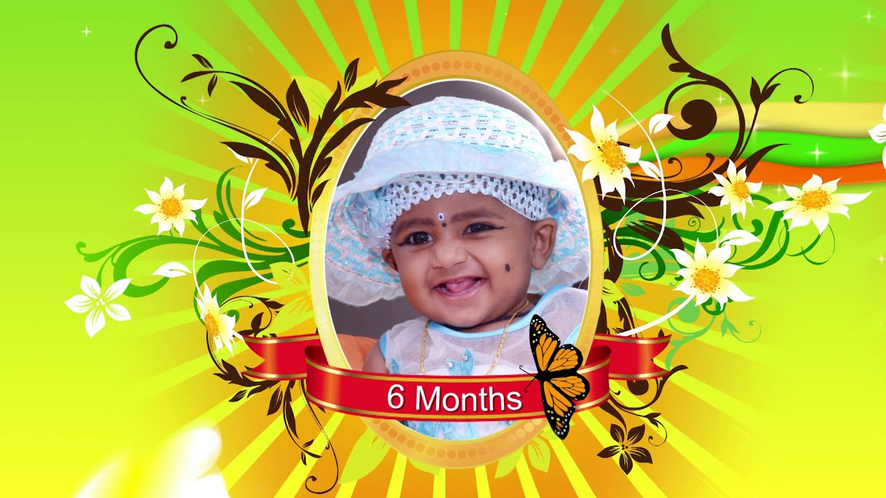 Triti first birthday invitation card