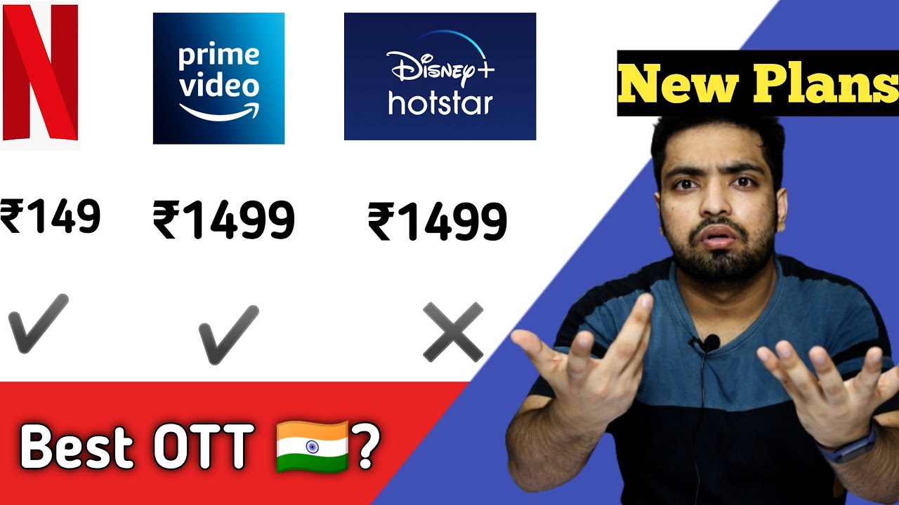 Netflix Vs Amazon Prime Vs Disney Hotstar New Plans Comparison | Best OTT In India?