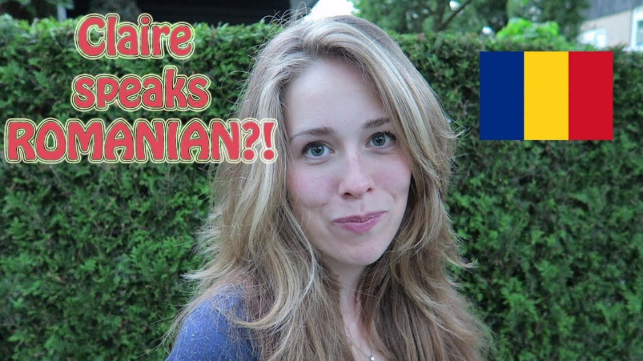 DUTCH girl speaks ROMANIAN??!