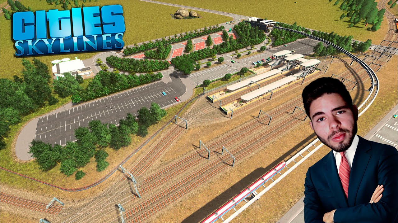 LINHA SUBURBANA DE TREM E INTEGRAÇÃO DE MODAIS! 🏣 - Cities Skylines #77