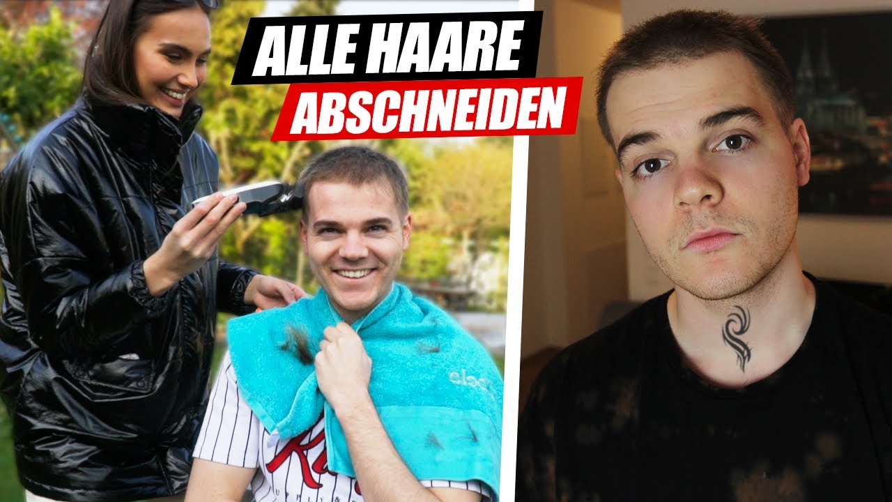 Meine Freundin RASIERT alle meine HAARE AB! (Friseure haben zu) 😂