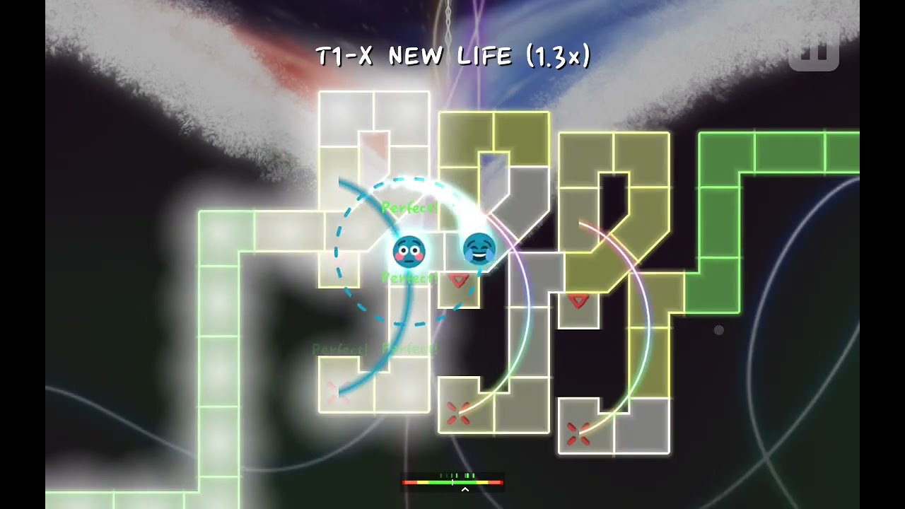 adofai T1-X at 1.3x speed