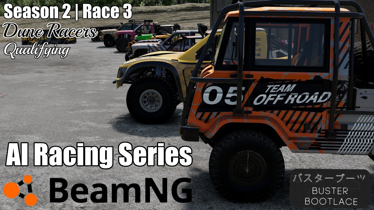 BeamNG AI Race Series | Season 2 Race 3 - Dune Racers Class Qualifying!