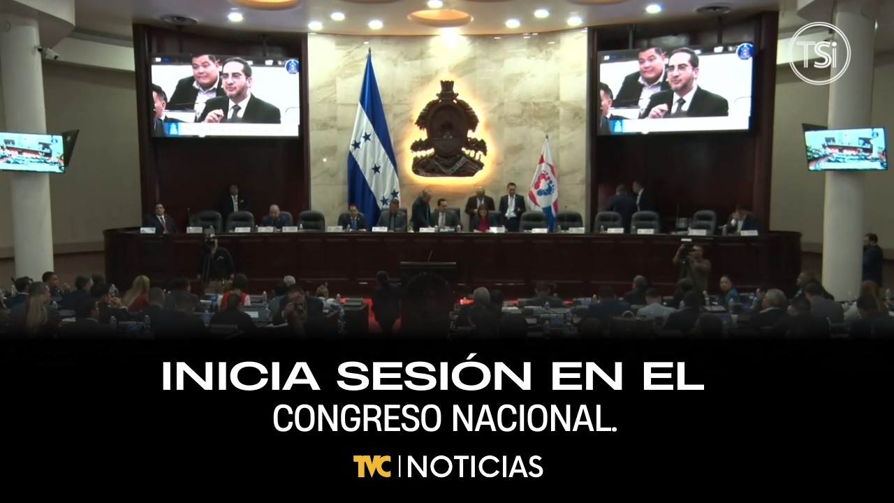 Inicia sesión en el Congreso Nacional.