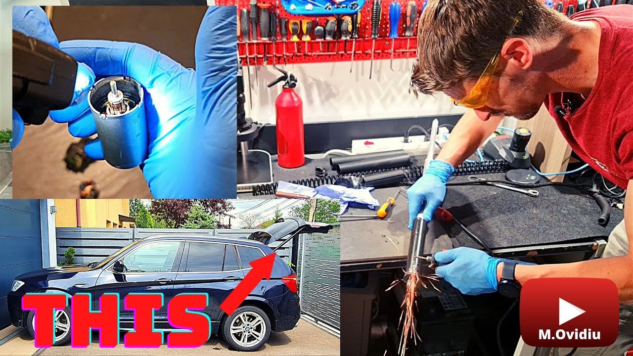 Teardown a BMW Electric Trunk Actuator by Destroying it !
