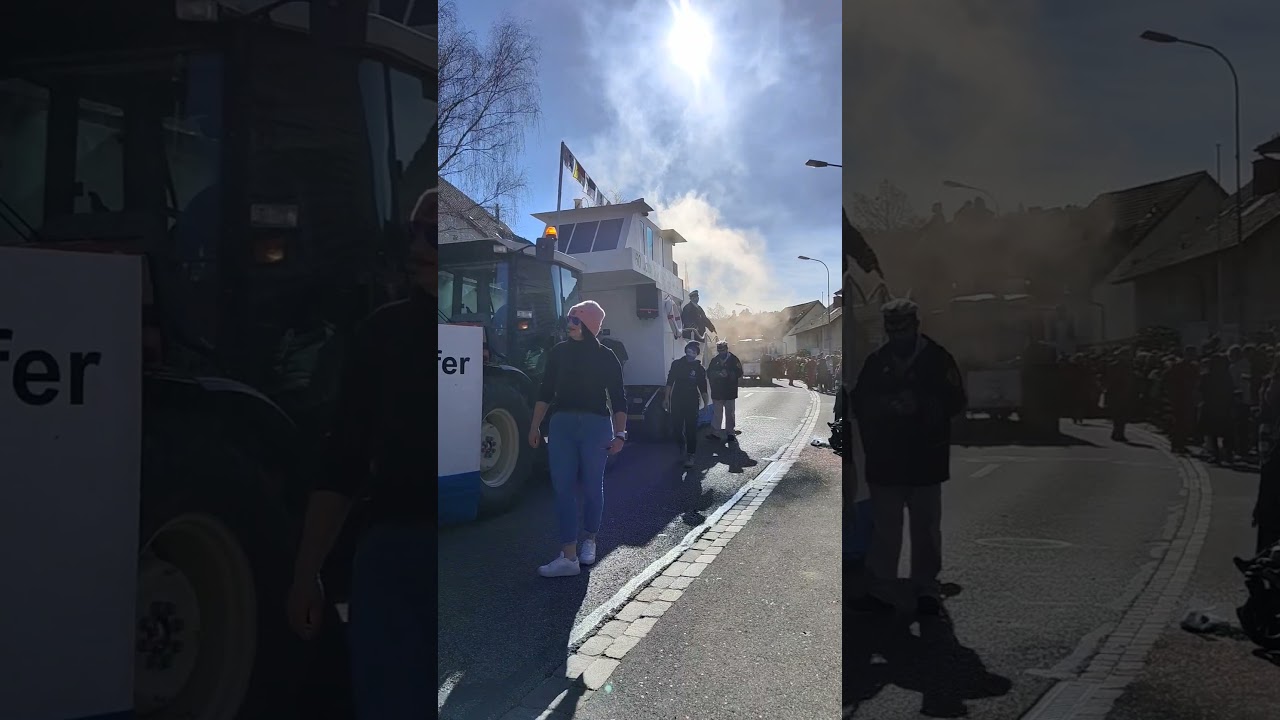 Riniken Aargau Schweiz Fasnachts Umzug 2024 Finkechlopfer