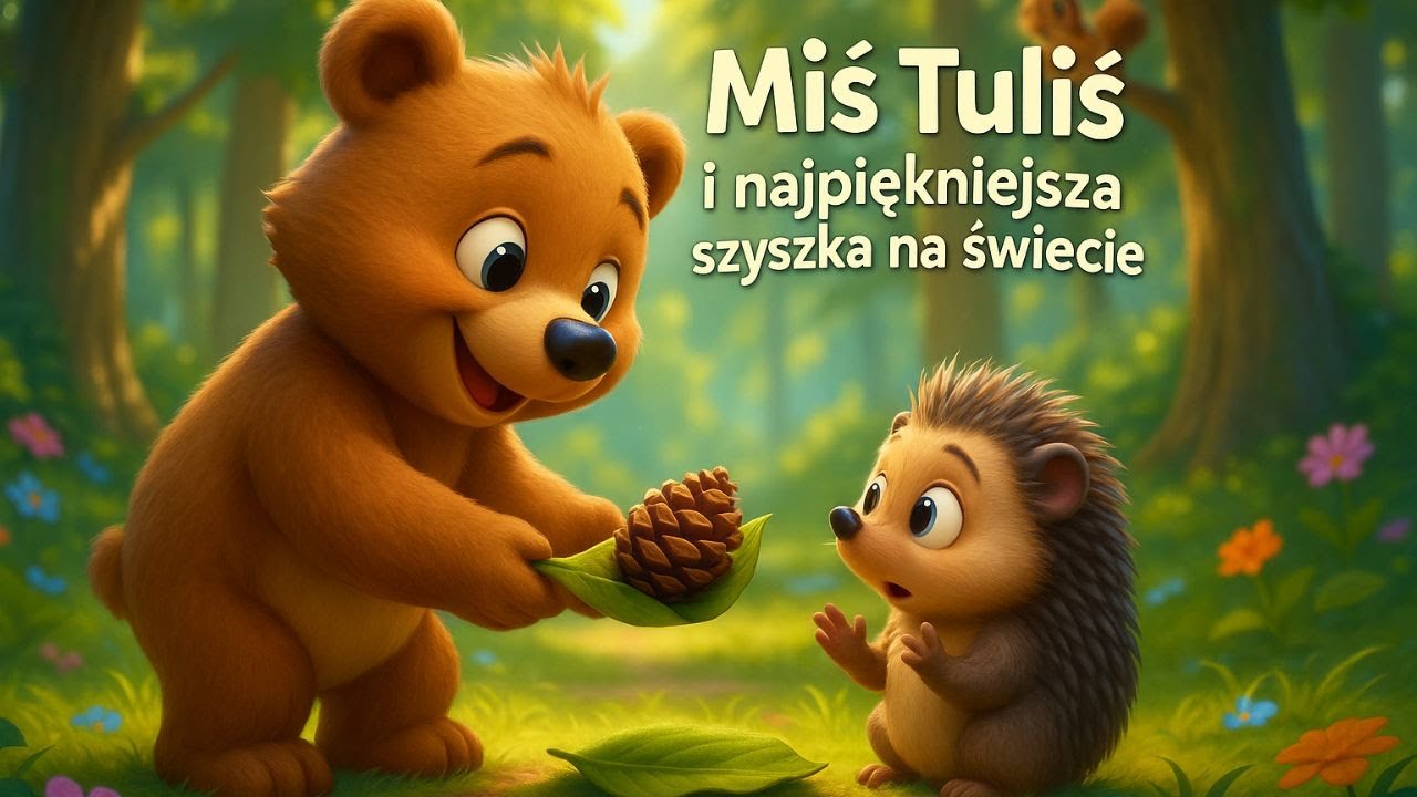 Miś Tuliś i najpiękniejsza szyszka | Bajka o dzieleniu się | Audiobook dla dzieci