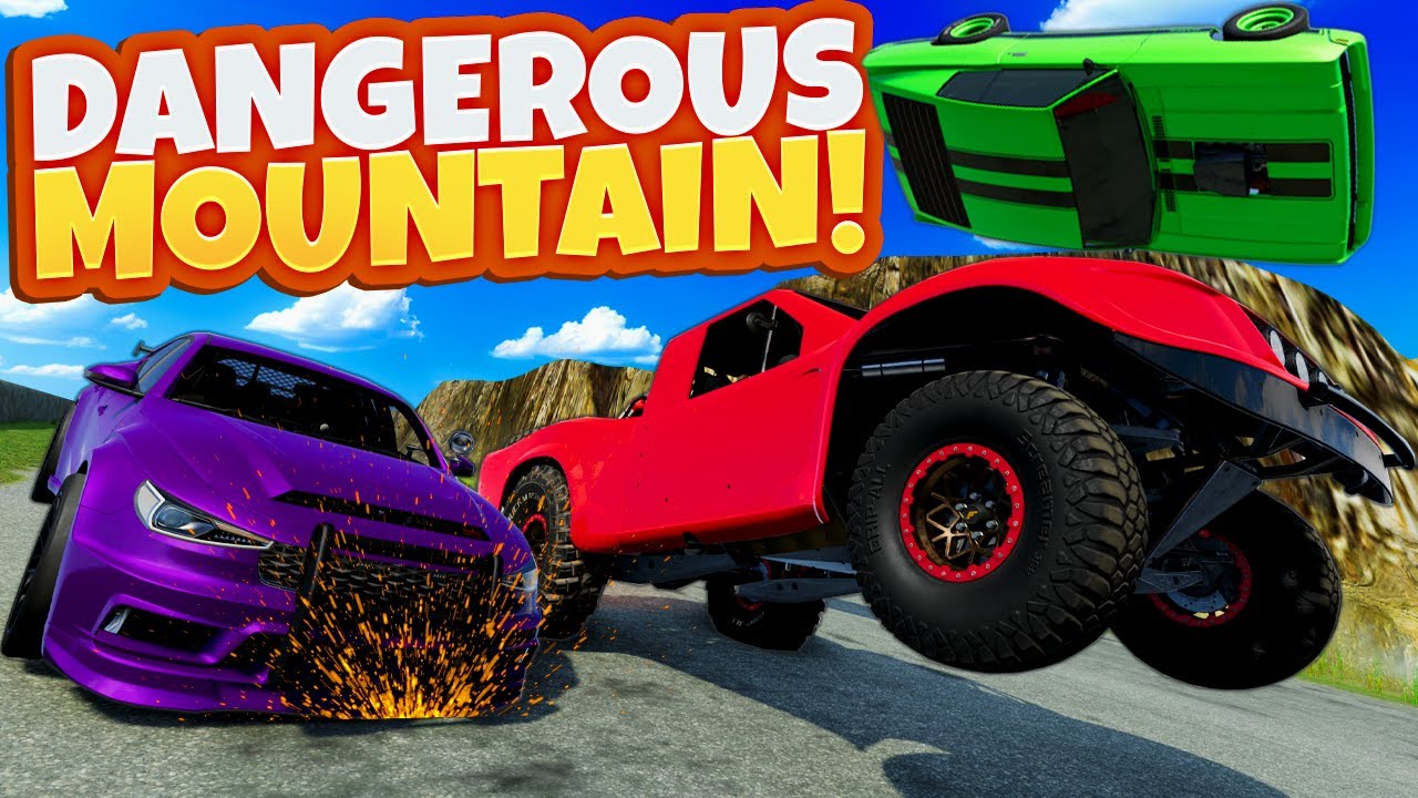 Racing the CRAZIEST Random Car Configurations Down a Mountain in BeamNG Drive!