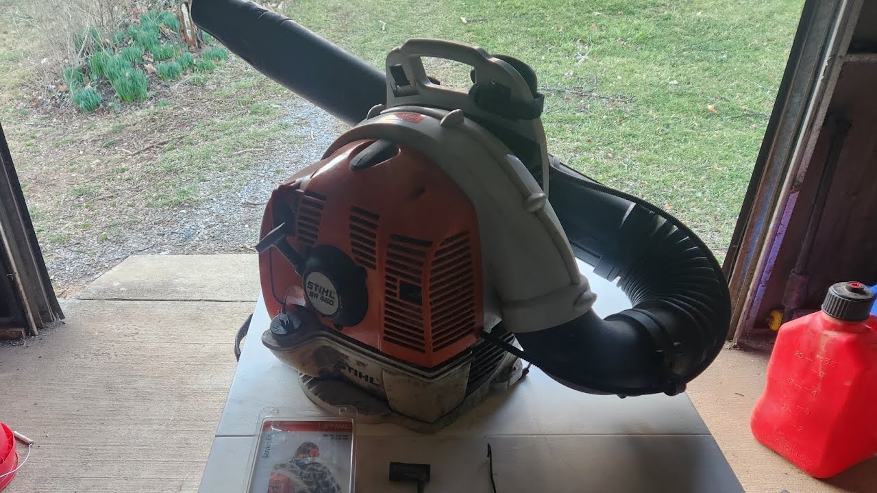 STIHL BR450 backpack blower maintenance