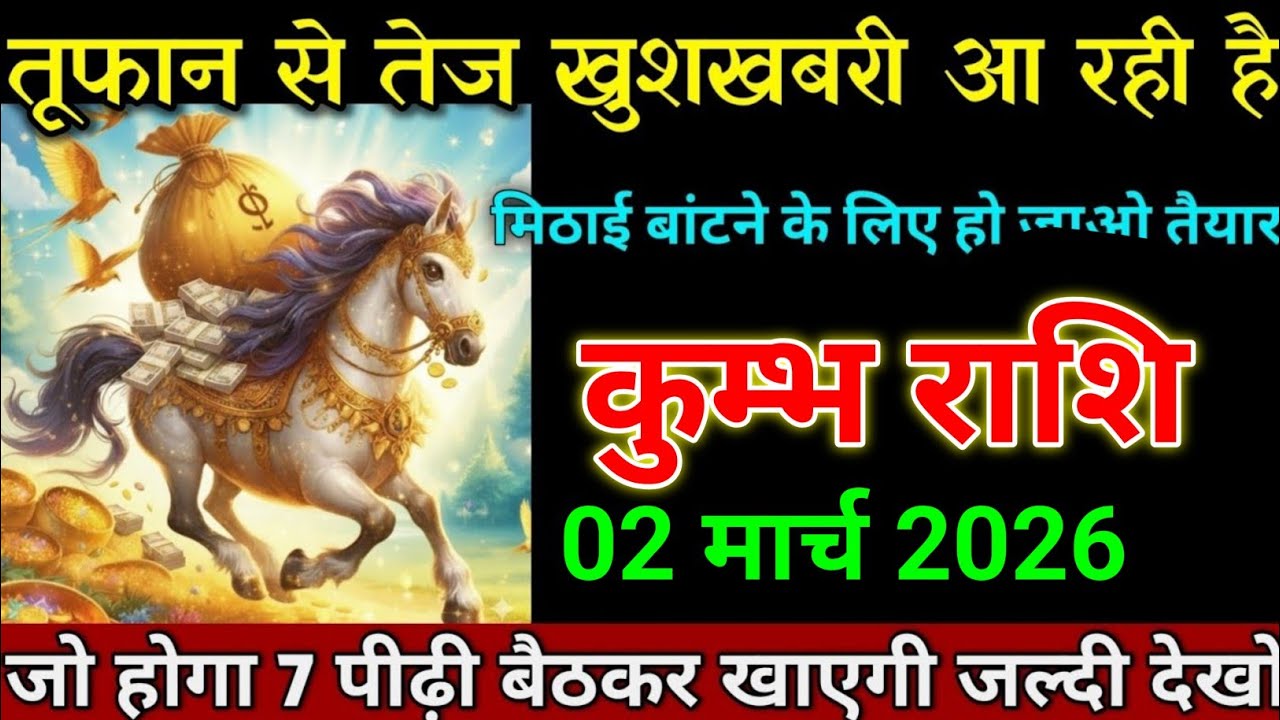 कुम्भ राशि 20 जनवरी 2026 मिठाई बांटने के लिए हो जाओ तैयार तूफान से तेज खुशखबरी। Kumbh rashi 