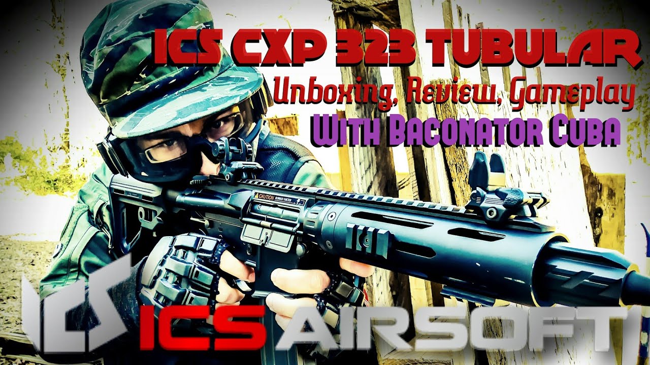 ICS CXP 323 Tubular Review- Airsoft Unboxing and Gameplay at PAC Airsoft