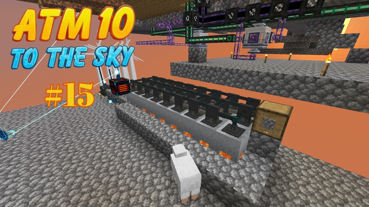 Versetzung Lava/Strom Produktion!! - Minecraft All the Mods 10 to the Sky #15