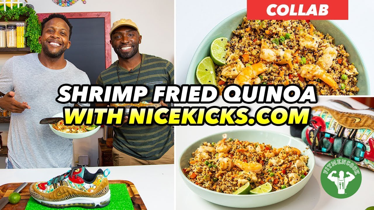 Collab: Quick Chicken & Shrimp Fried Quinoa with NiceKicks.com