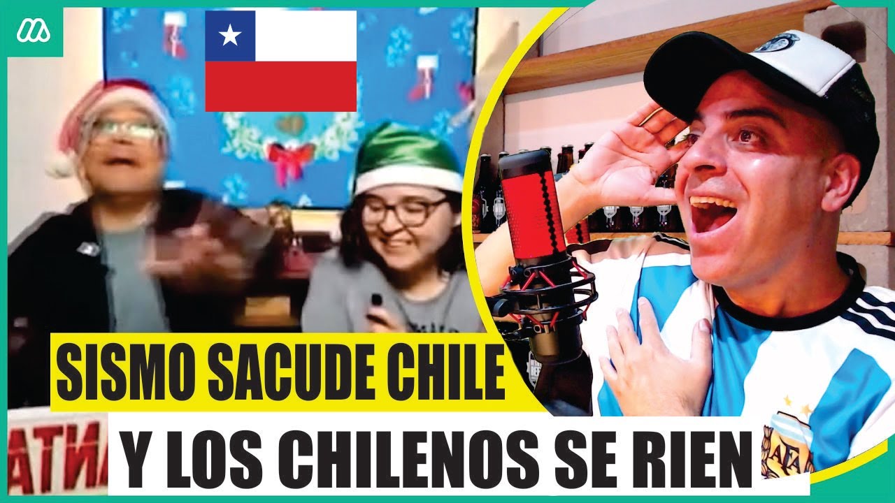 VIOLENTO SISMO SACUDE CHILE Y LOS CHILENOS SE LO TOMAN CON RISA 😱!!!