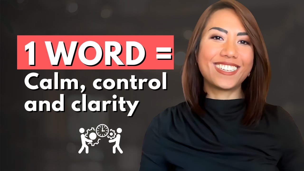 How To Reduce Stress And Improve Time Management With Just One Word