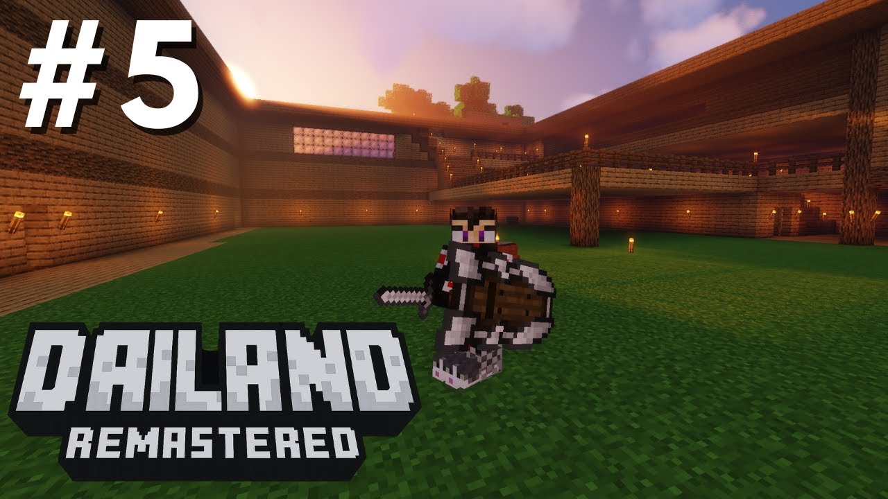 Minecraft DaiLand Remastered #5 Construcciones DAIFAITER {[No Commentary 60Fps 4k]}