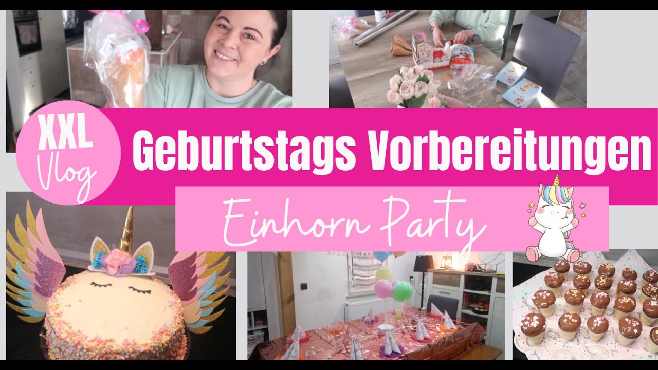 GEBURTSTAGSVORBEREITUNGEN 🦄| XXL VLOG| Fräulein Jasmin