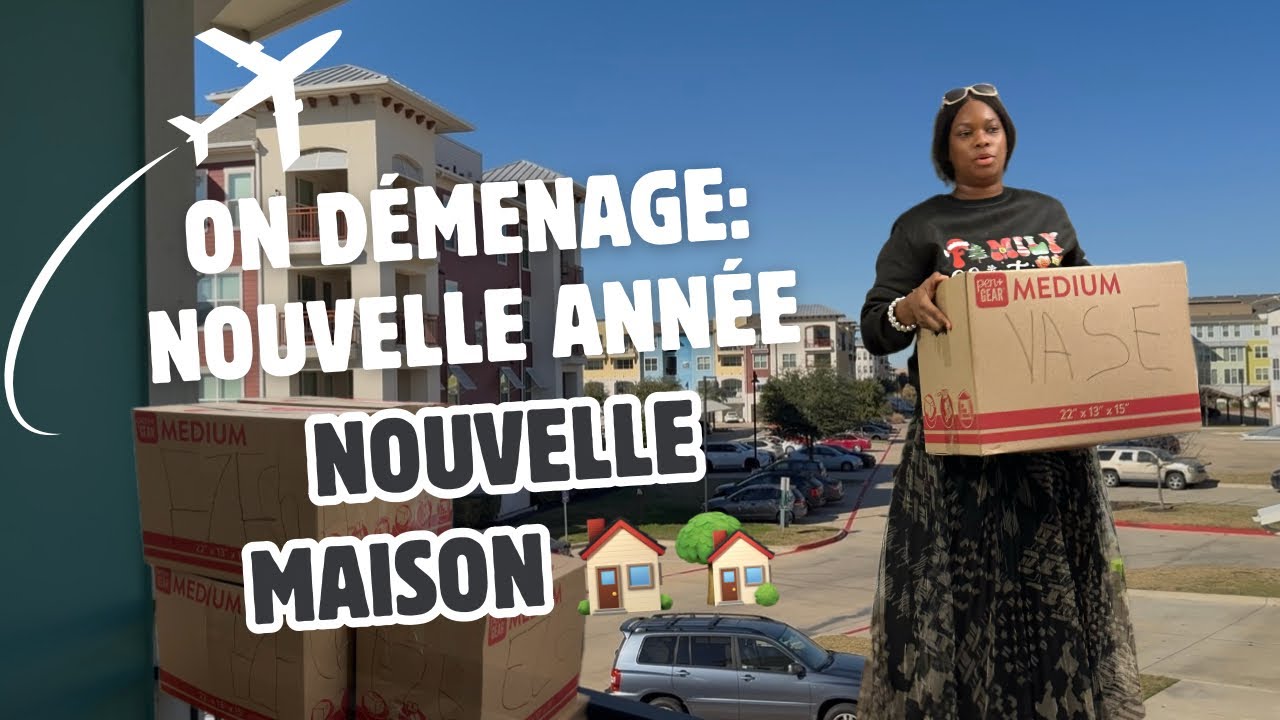 DÉMÉNAGEMENT : NOUVELLE ANNÉE, NOUVEAU DÉPART 🏡 | MOVING VLOG 🇺🇸
