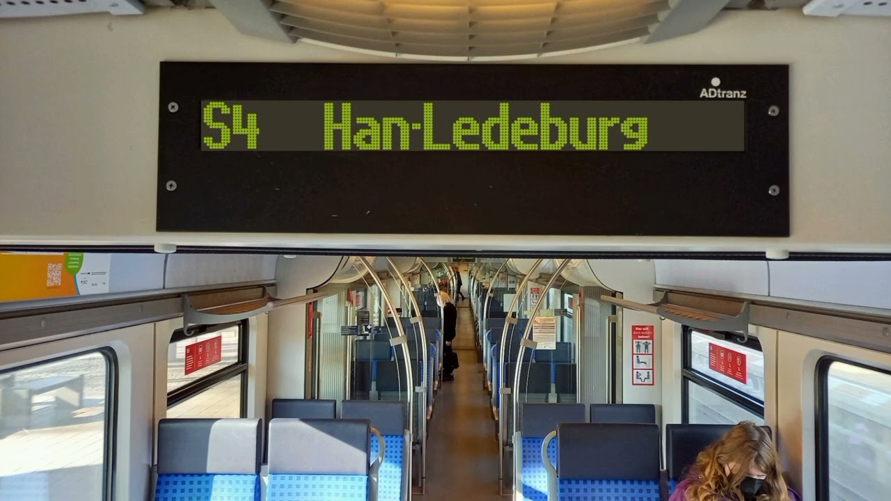 S Bahn Hannover - Ansagen der S4 (Lang)