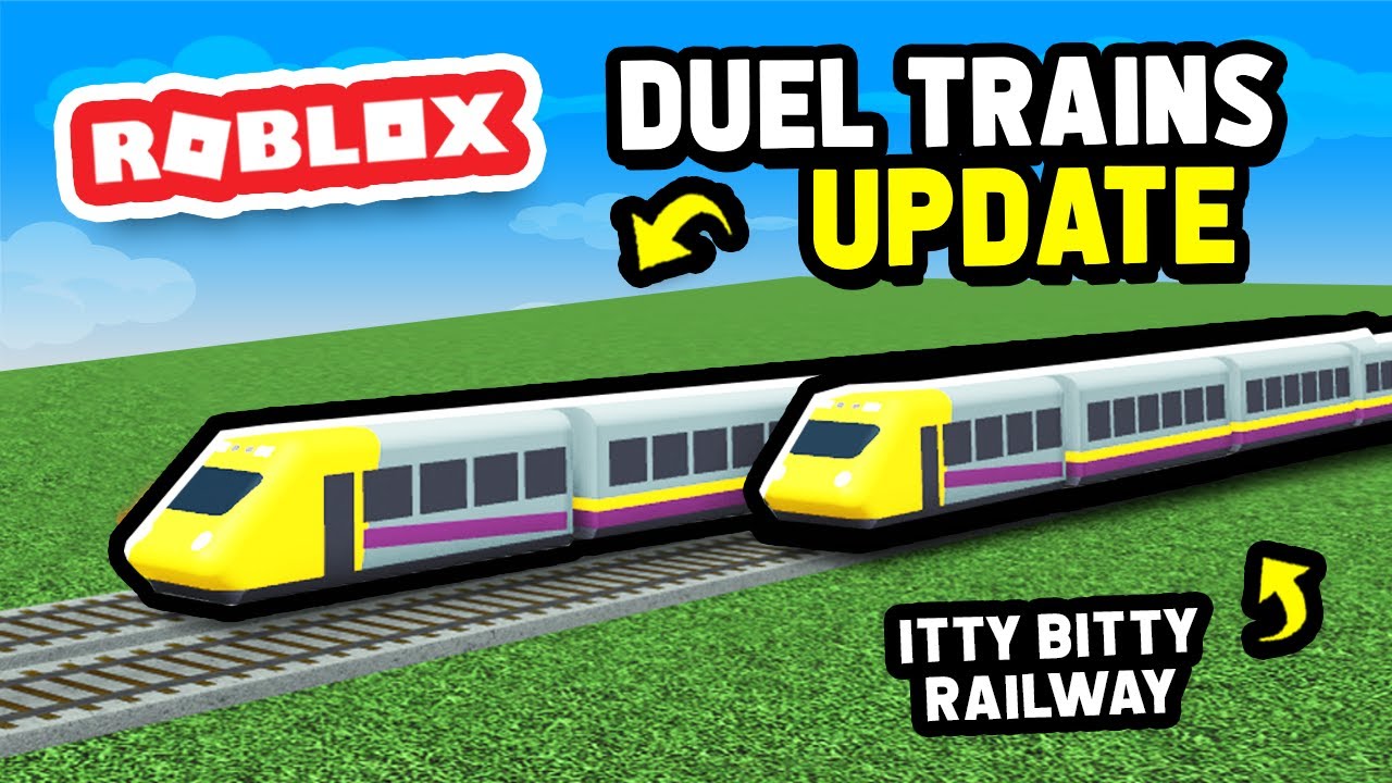 DUAL TRAINS UPDATE in Roblox Itty Bitty Railway
