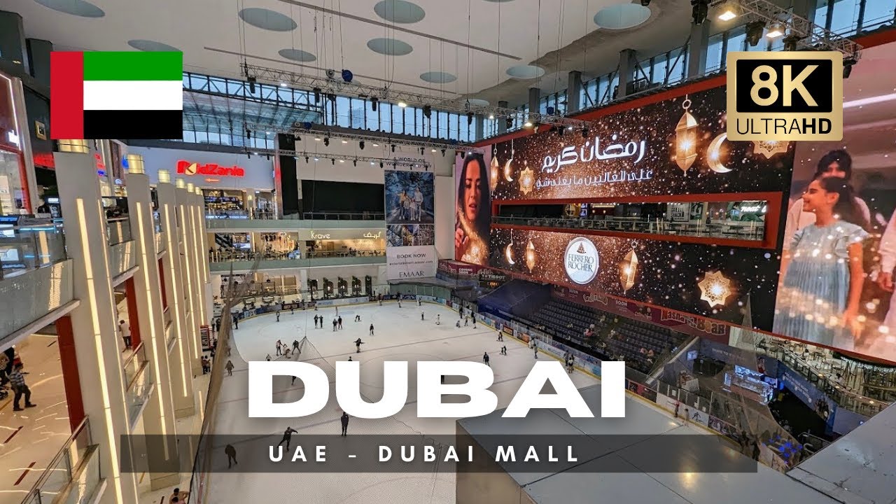 جولة مشي داخل دبي مول | Dubai Mall Walkthrough in 4K HDR 🎥