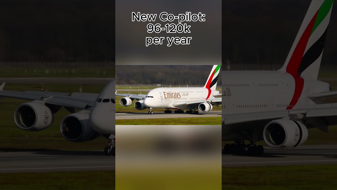 Emirates pilot salaries #emirates #a380 #aviation #salary
