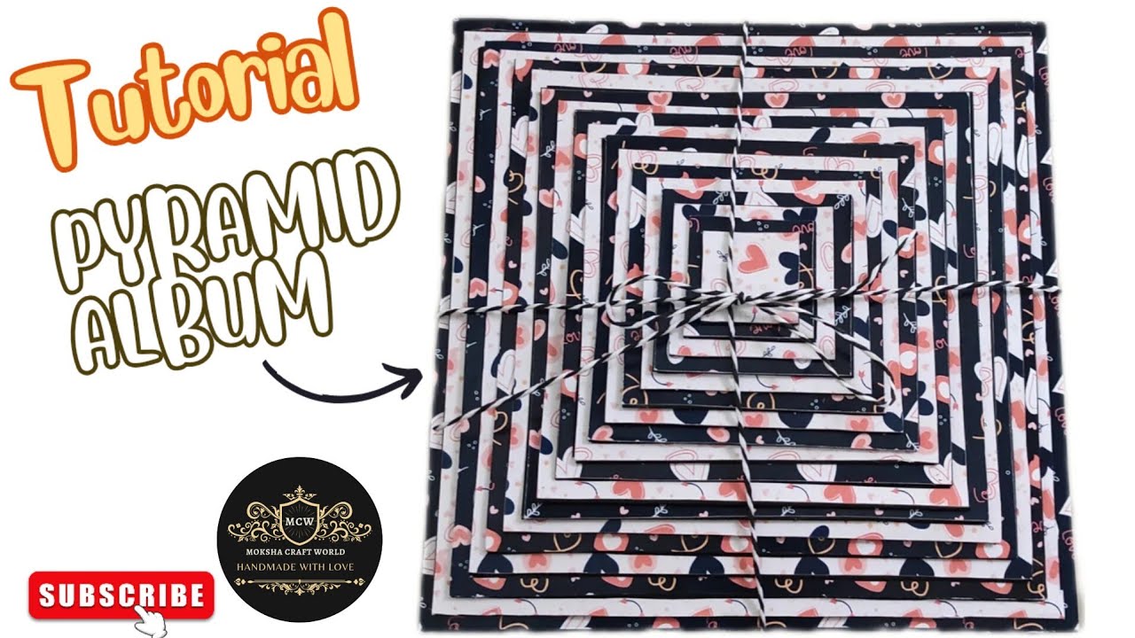 How to make pyramid album #trending #diy #pyramid