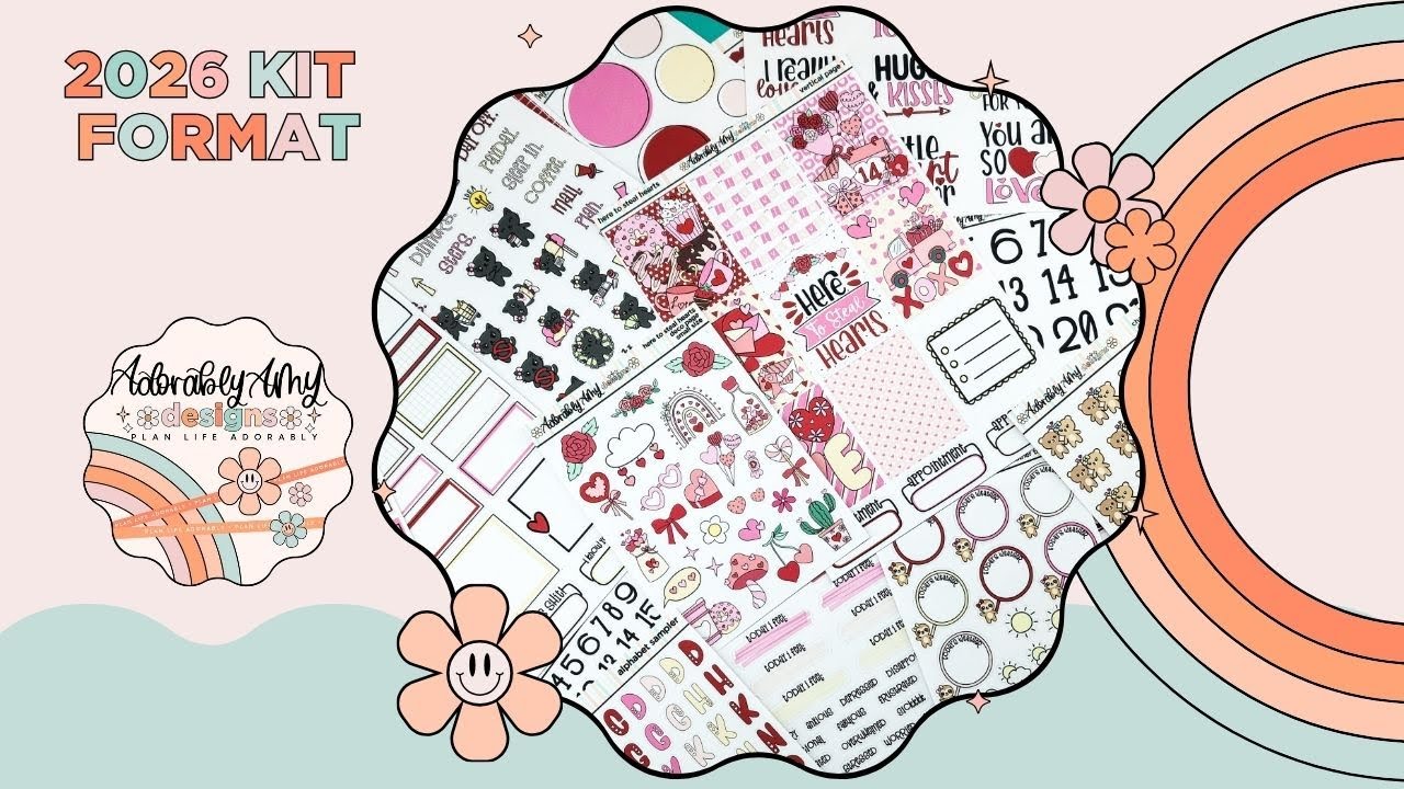 Adorably Amy Designs 2026 New Kit Format!