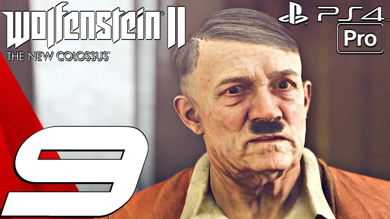Wolfenstein 2 New Colossus - Gameplay Walkthrough Part 9 - Meeting Adolf Hitler (PS4 PRO)