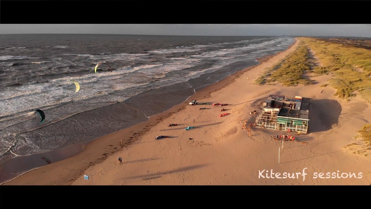 Kitesurf sessions || WIND AND WAVES || Noordwijk