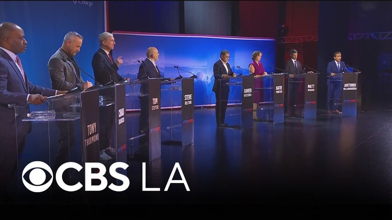 California governor's race remains tight as Hilton and Becerra hold early lead over Steyer
