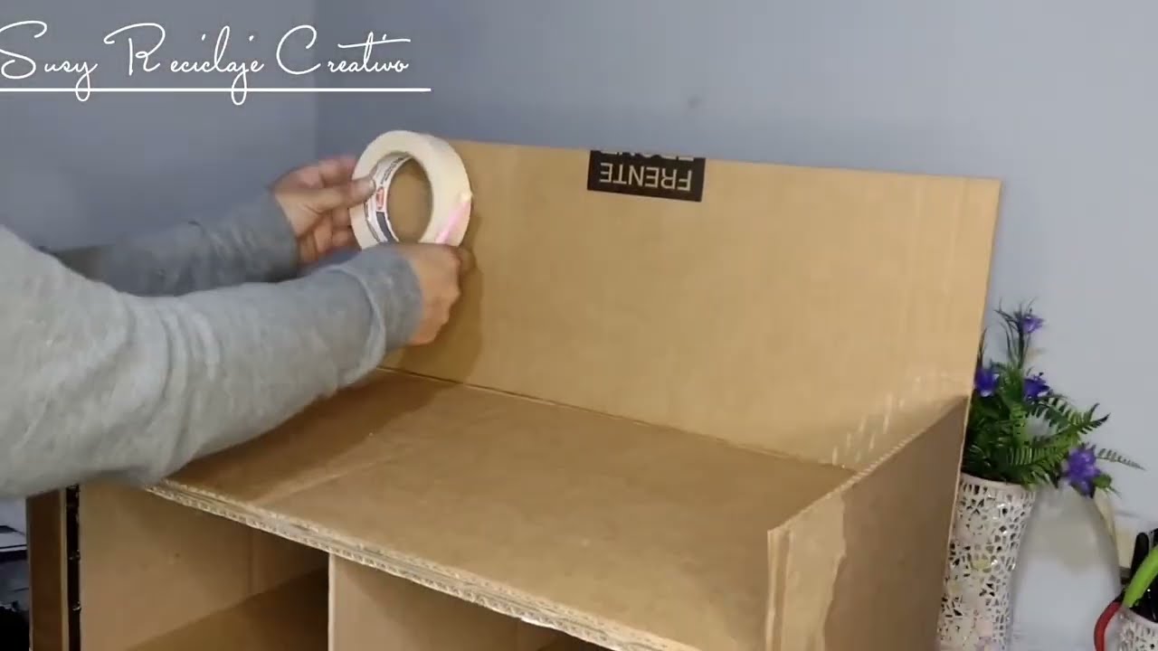 MUEBLES de CARTÓN y materiales Reciclados // DIY and cardboard crafts