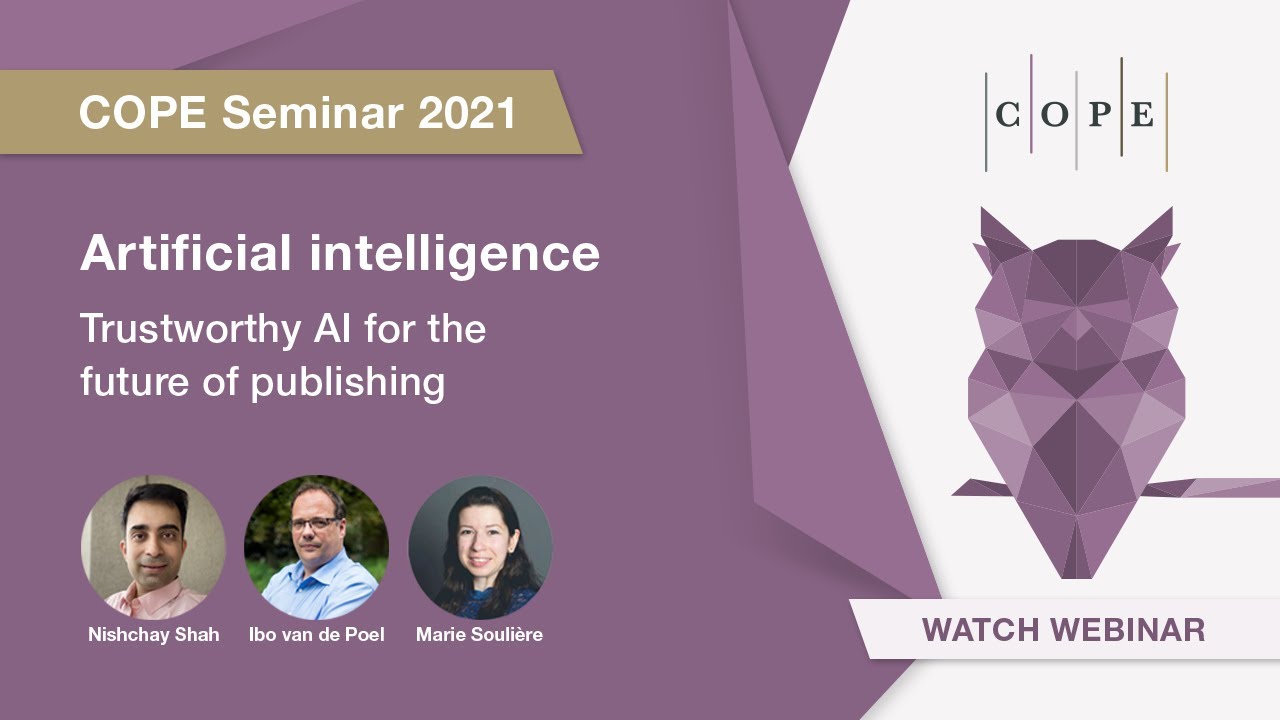 Artificial intelligence: Trustworthy AI for the future of publishing
