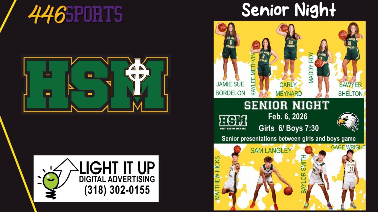 446Sports presents the Light It Up Game of the Week Kinder at Holy Savior Menard