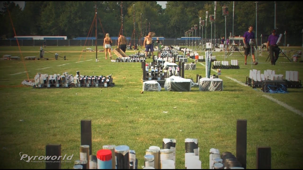 Pyronale 2014:  Behind the Scenes - Setup - fireworks - Feuerwerk - vuurwerk