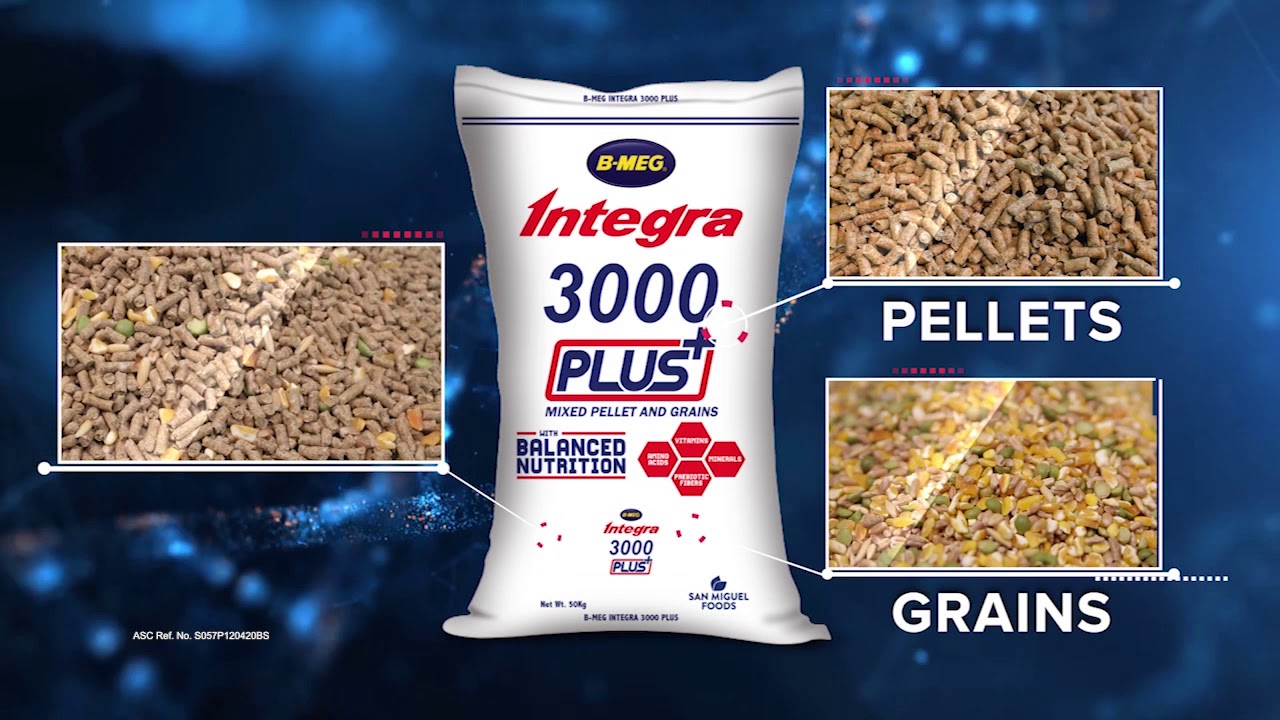 NEW B-MEG INTEGRA 3000 PLUS Mixed Pellet and Grains!