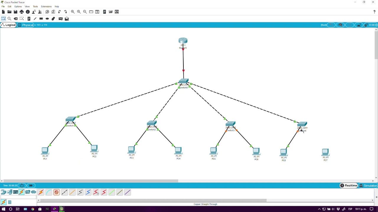 Crear Red Vlan con Switch & Router Modo Troncal