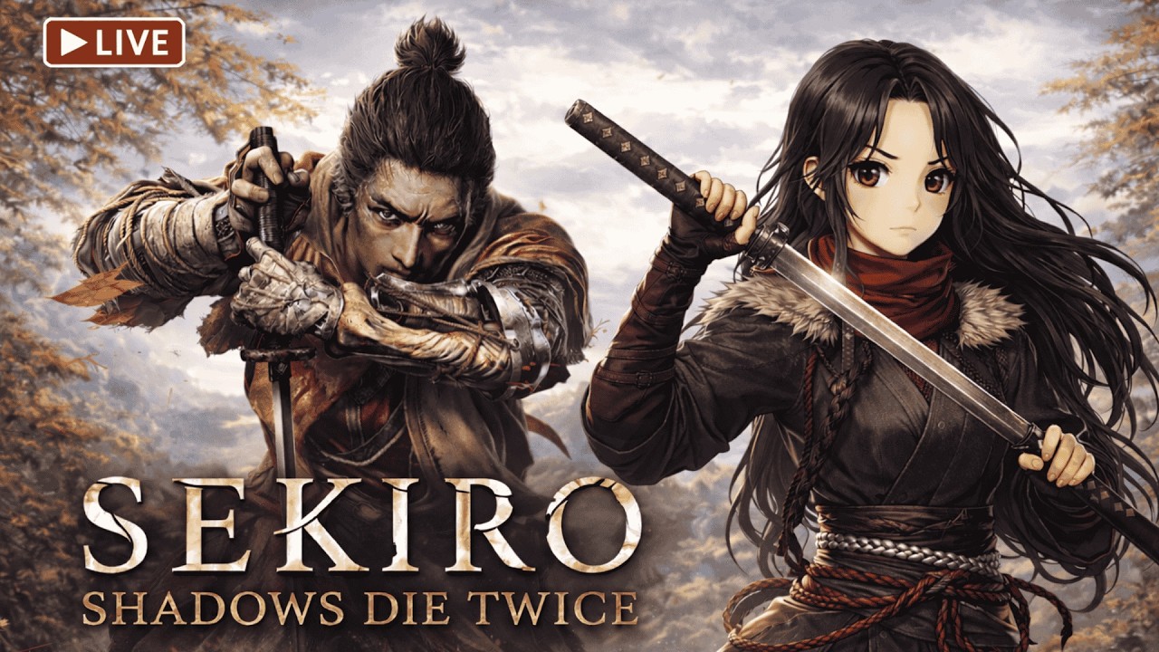 LIVE Sekiro: Shadows Die Twice First Playthrough & Boss Fights! #3 #SekiroLive #girlgamer