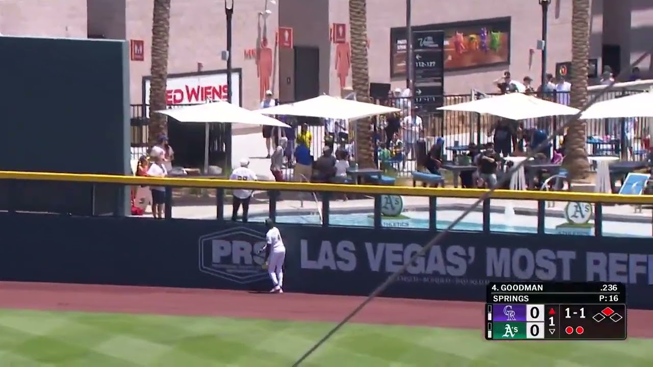 Hunter Goodman's 19th home run of the 2026 season is a 2-run blast