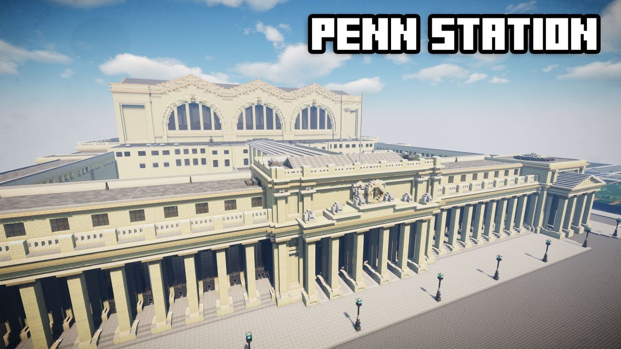 Minecraft New York Old Penn Station Map Review