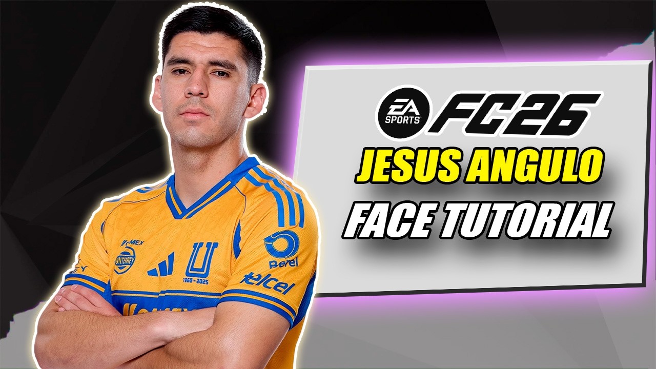 EA FC 26 || COMO CREAR A JESUS ANGULO 🟡|| FACE TUTORIAL