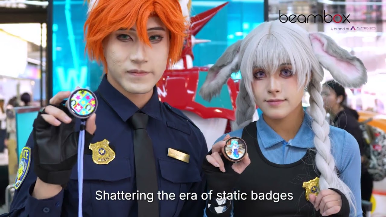 Beambox E-Badge lands at CES 2026