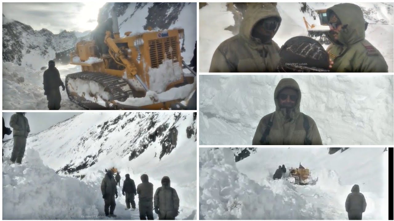 Big Update | Zojila Pass Snow Clearance Cleared Till India Gate From Drass Side.