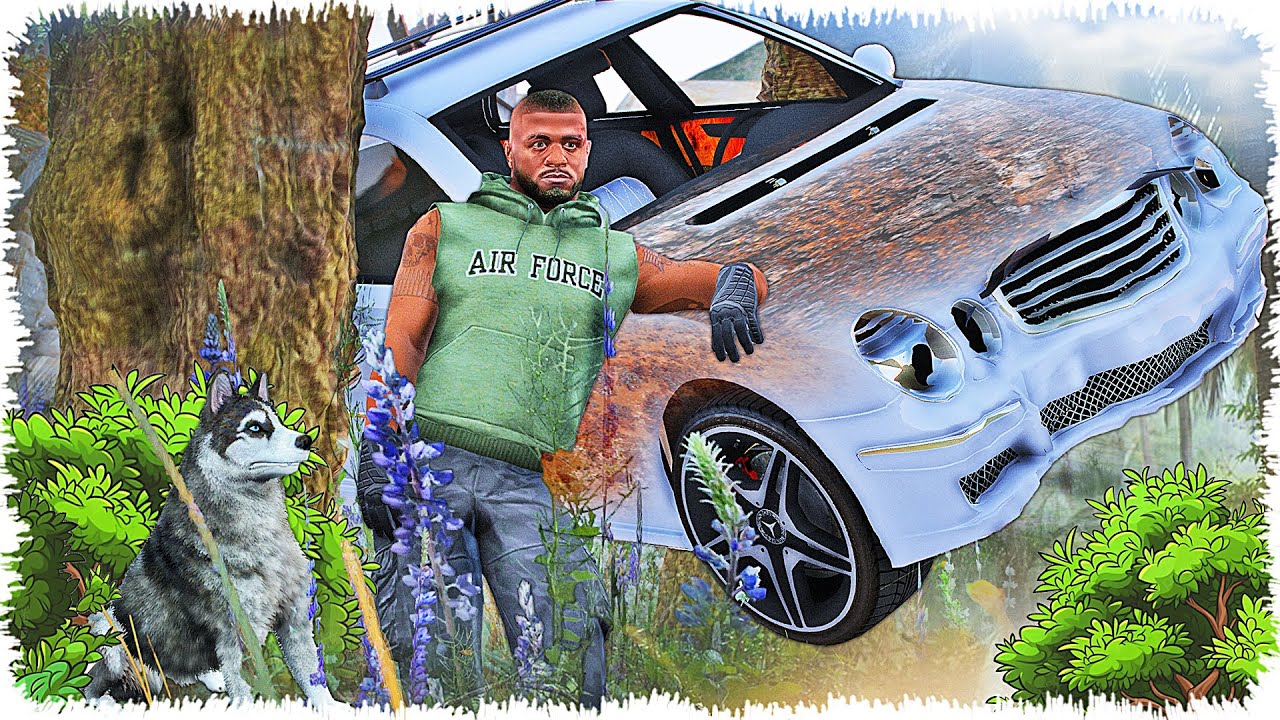 Рекс шіріген мерс тауып алды!!! Джонни шок болды 😱 (GTA V)