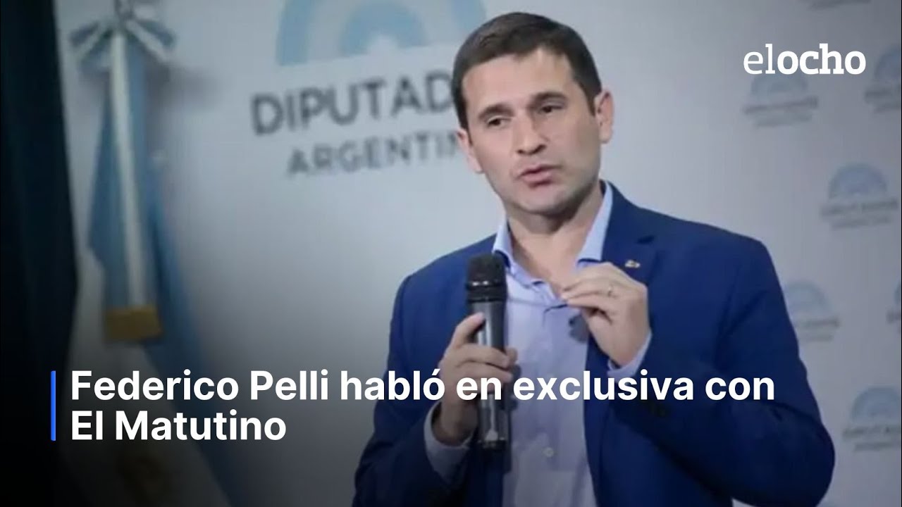 FEDERICO PELLI HABLÓ EN EXCLUSIVA CON EL OCHO