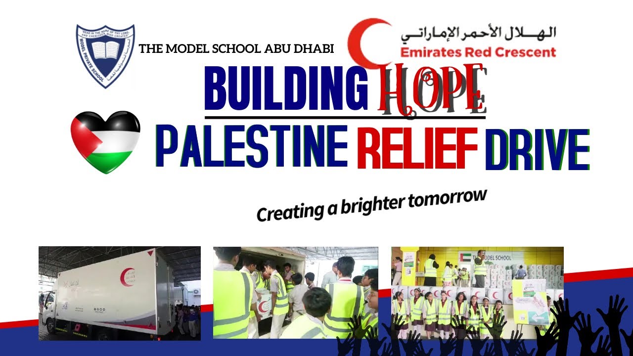 HOPE IN ACTION: THE MODEL SCHOOL Palestine Relief Drive 2023: Witness the heartfelt moments!!!