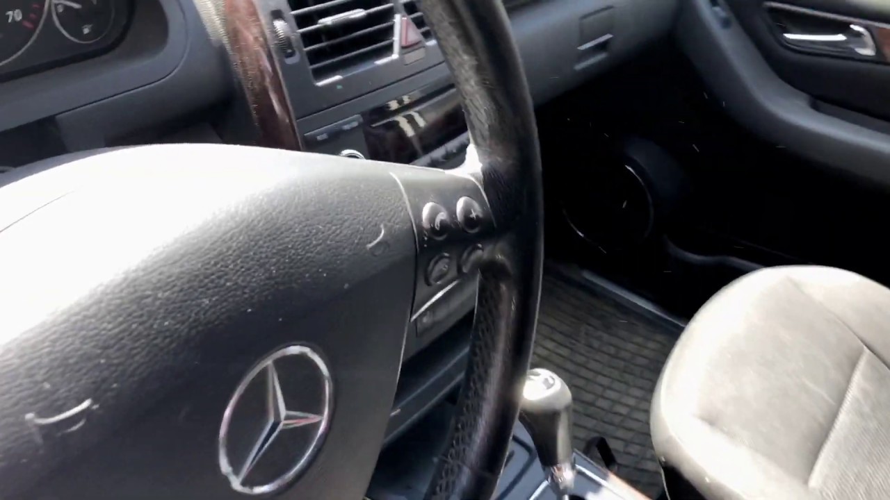 Mercedes W169 Должен знать каждый владелец как снять авто с паркинга, открыть багажник, открыть люк