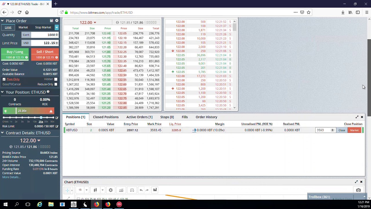 Bitmex Tutorial   Market Maker   Post Only   Sliding the Limit Price