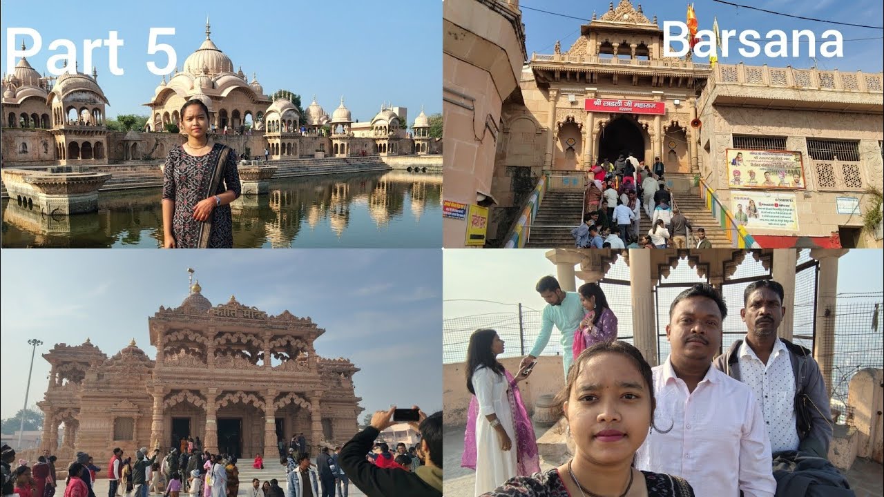 Part 5 😍💞 Vrindavan vlog ||Miss Kanchan Life style 💗 Barsana mere shree ji 💞🙏🥹