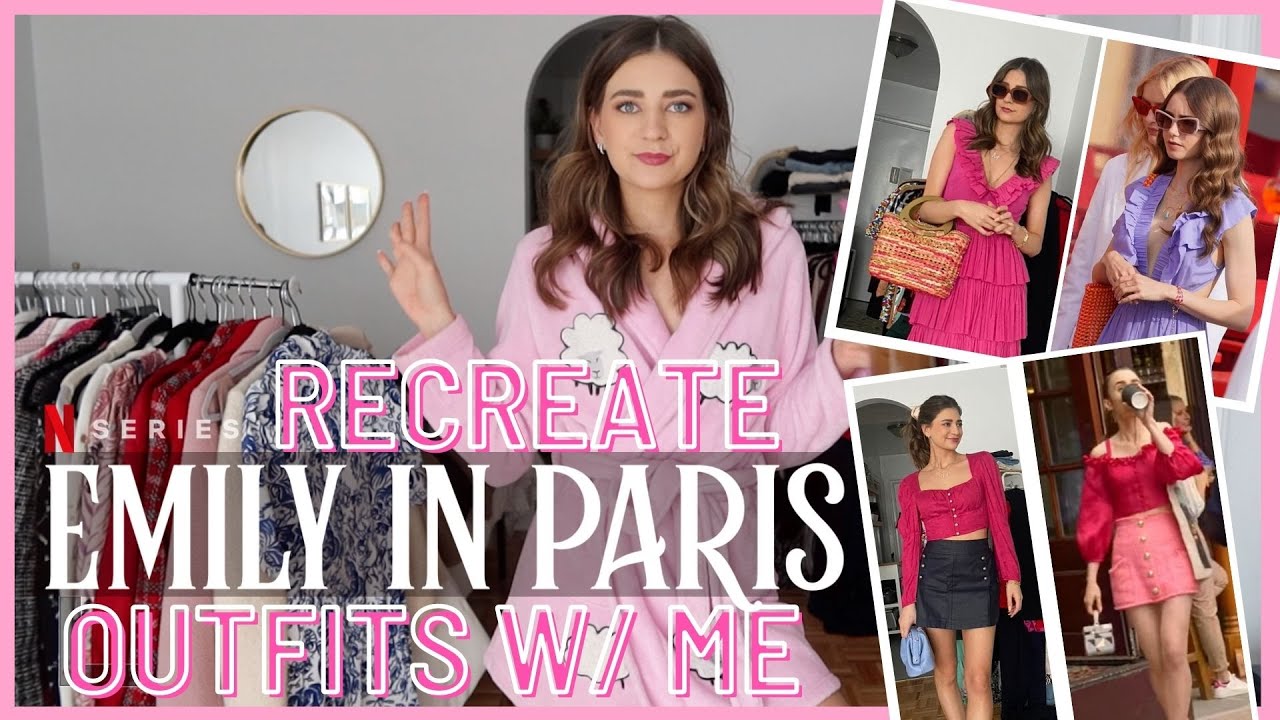 HELP ME STYLE 6 EMILY IN PARIS INSPIRED OUTFITS | re-creating & rating outfits from the show..